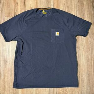 Carhartt Men's Dark Blue Short Sleeve Tee